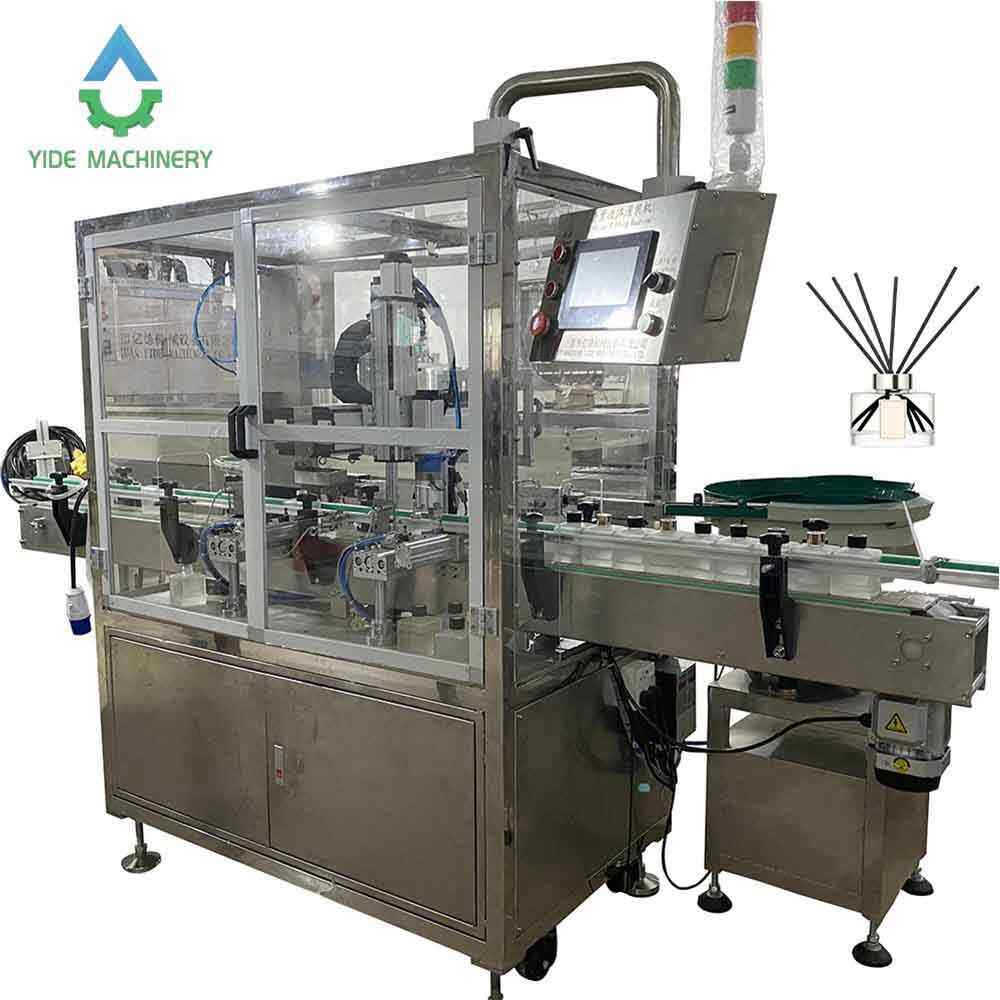 Factory New Design Fully-Automatic Single Head Reed Diffuser Liquid Filling And Capping Machine