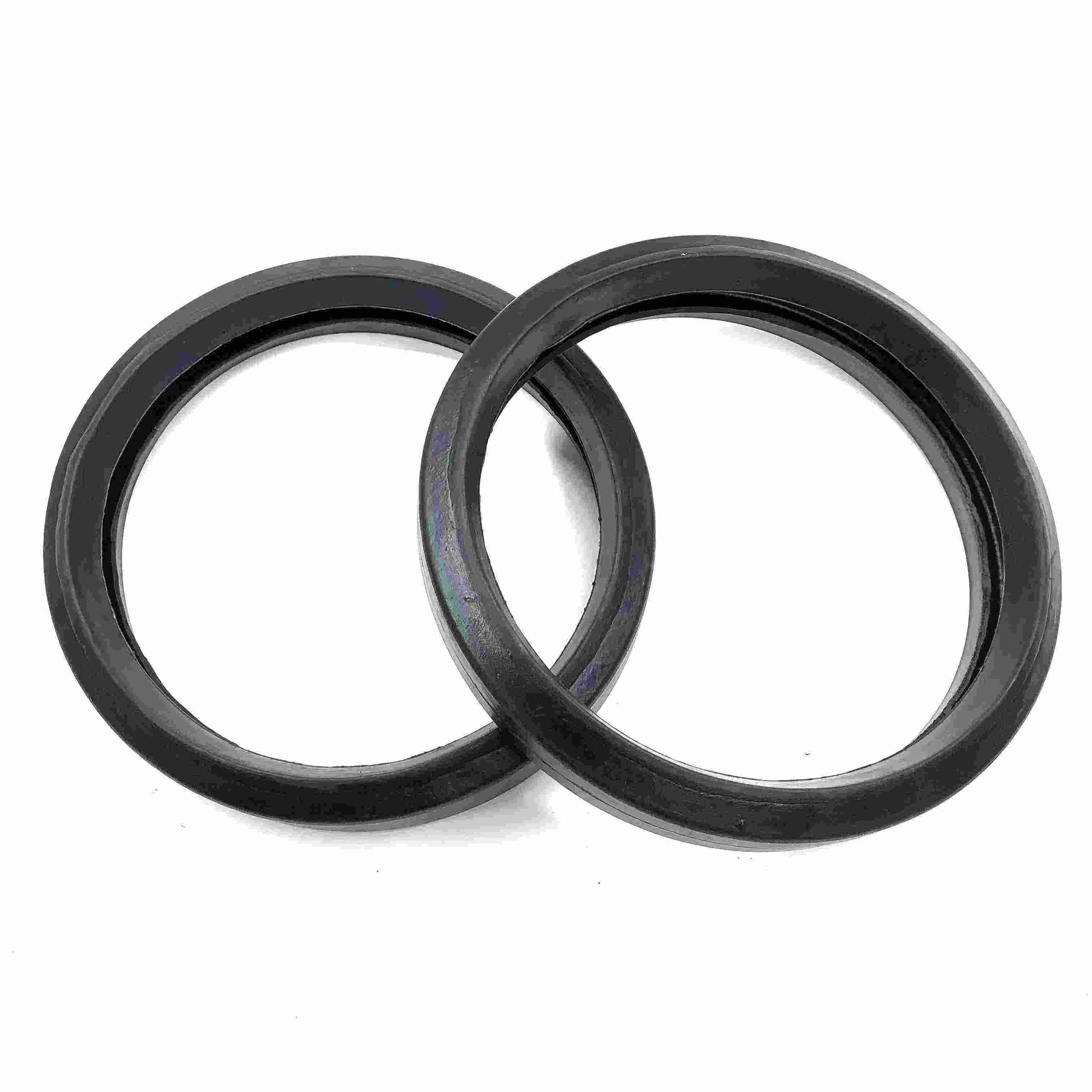 Durable Pipe Flange Rubber Silicone Black Gasket with Hole factory