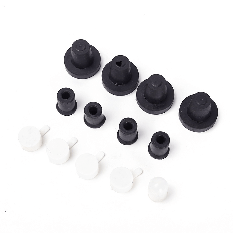 Multi-Size High Temperature T-Shaped Silicone Rubber Hole End Plug details