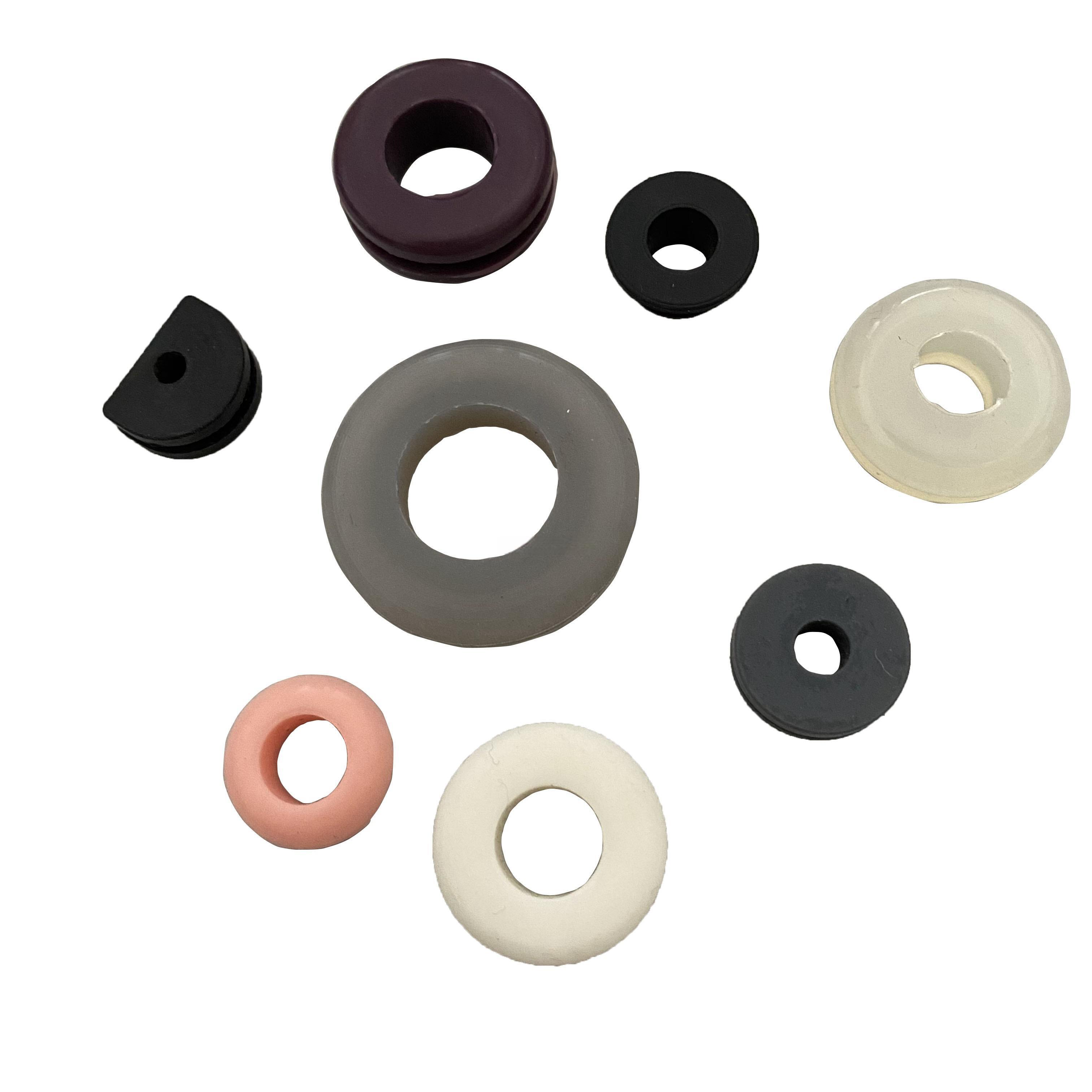 Customized 50mm Cable Silicone Rubber Grommets with Logo supplier