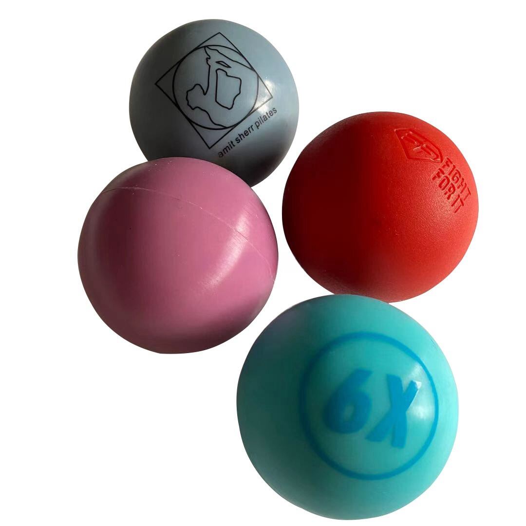 Custom Design and Logo Rubber Elastic Massage Balls details