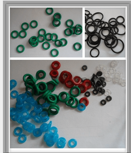 Heat Resisting Standard Customized FKM Rubber O-rings details