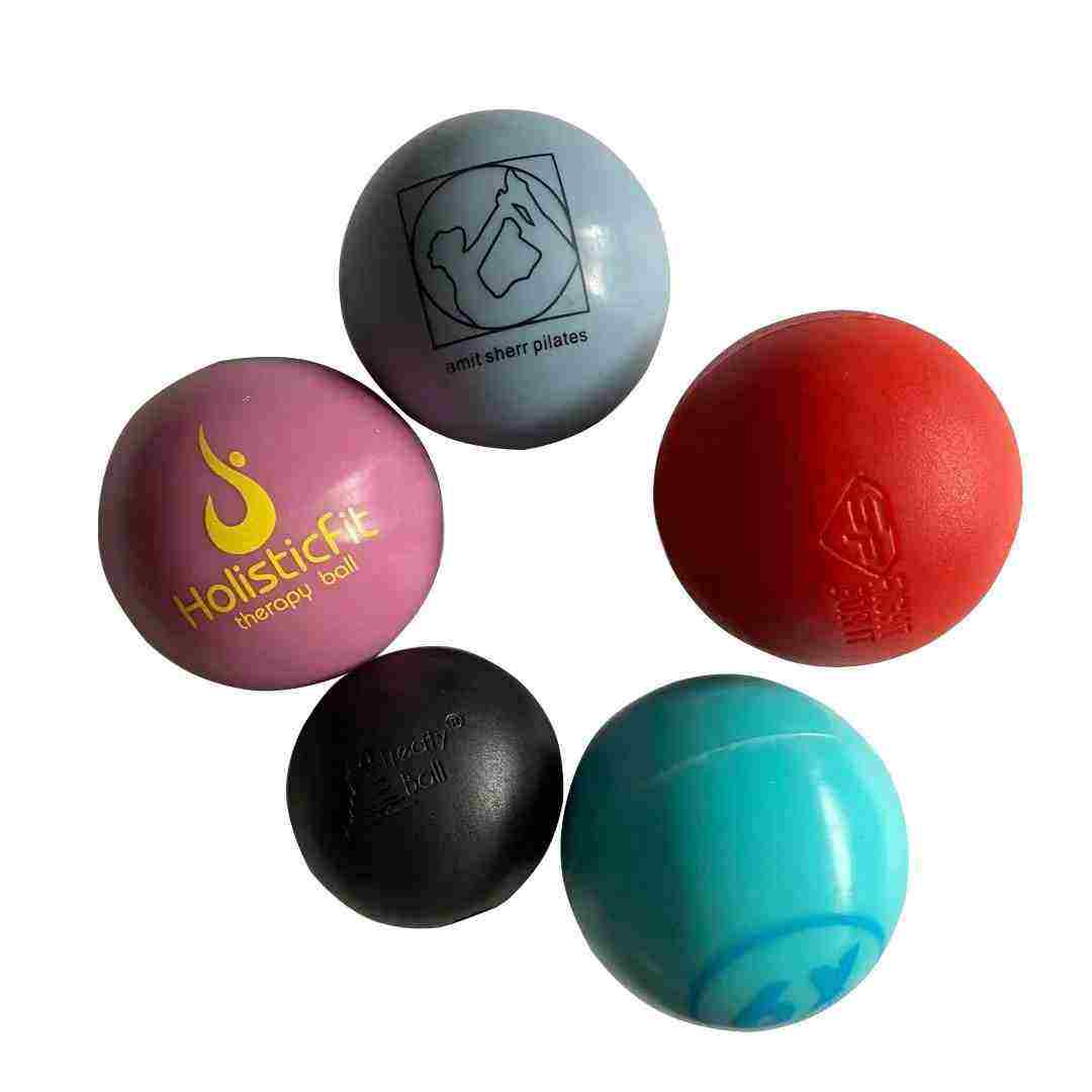 Massage balls Custom Logo Rubber Elastic manufacture