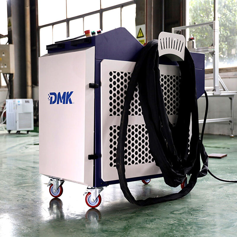 DMK 3000W soldadora láser de fibra portátil soldadoras láser de mano con fuente láser