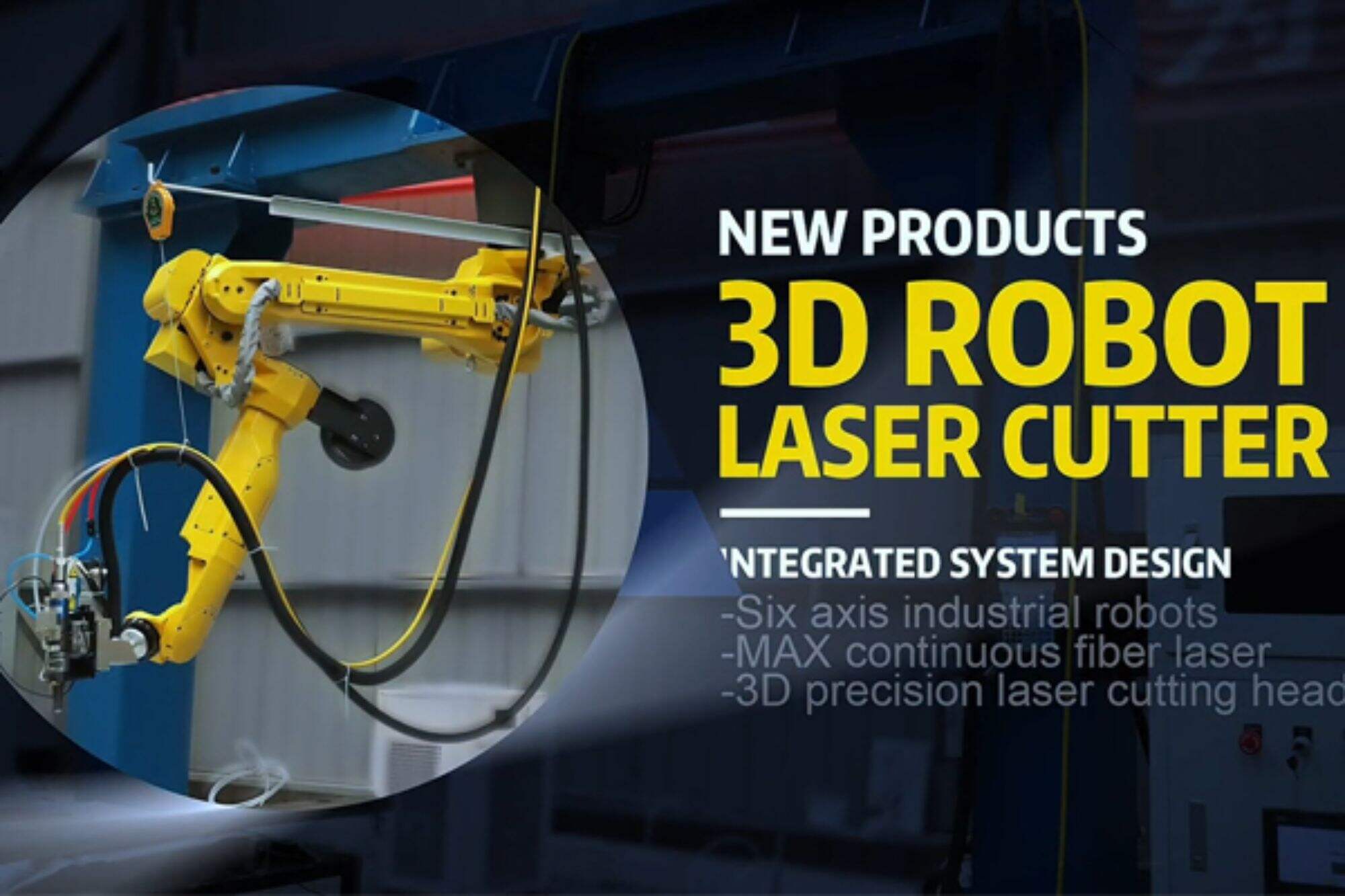 3D laserový řezací stroj DMK Robot