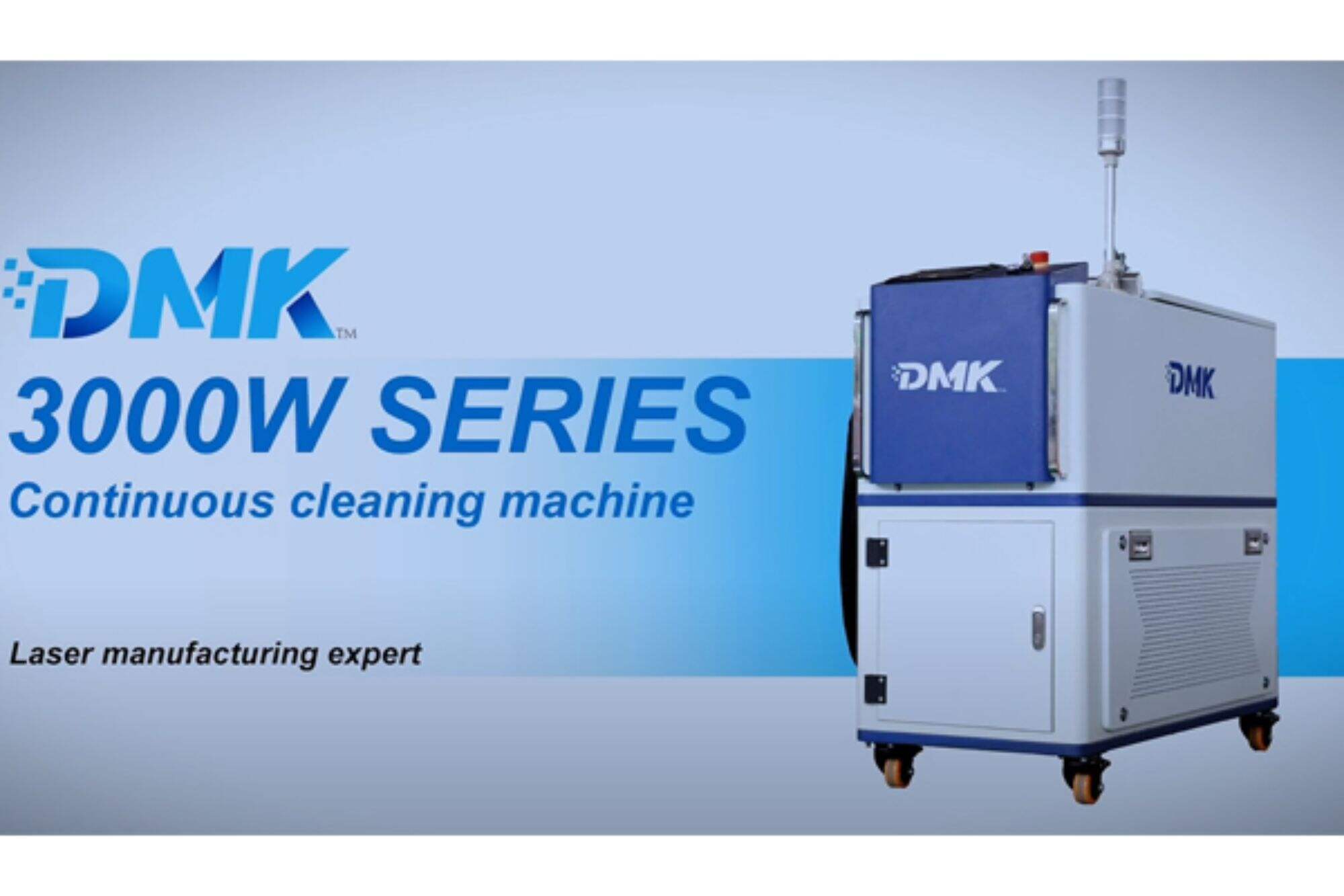 DMK Yeni Tasarım 3000w CW lazer temizleme makinesi