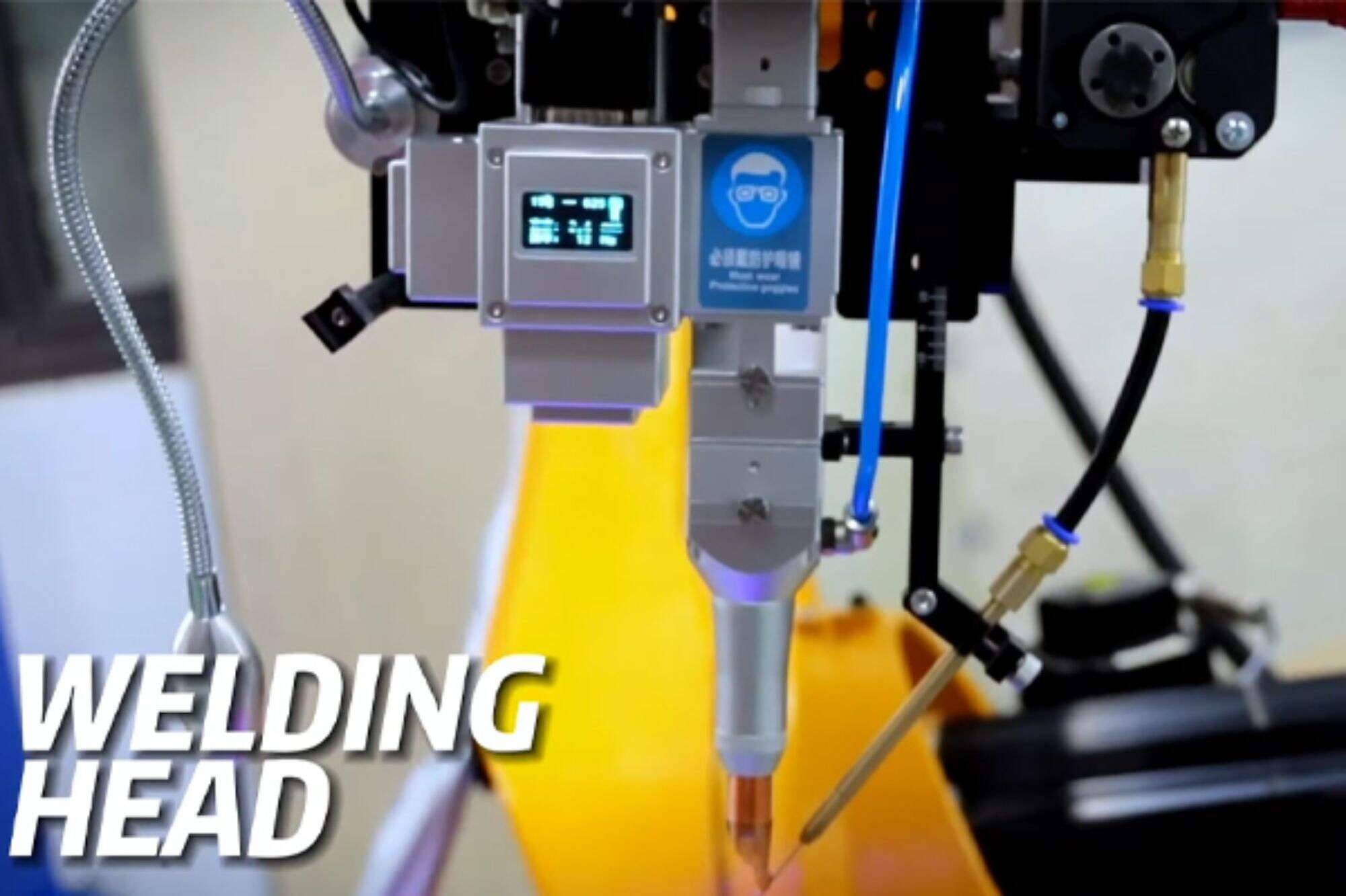 Robot arm welding demonstration
