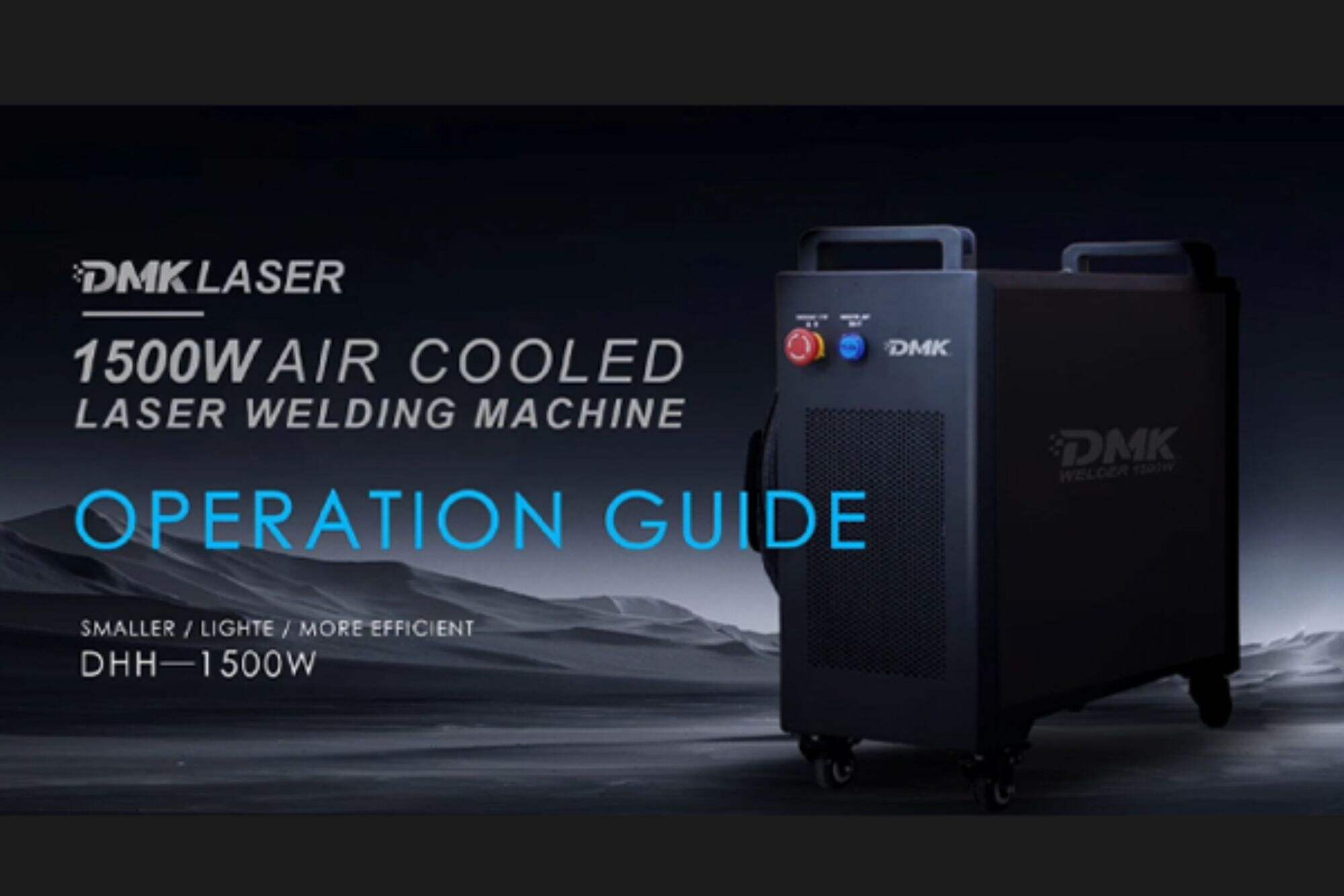 Guia de operação da máquina de solda a laser portátil refrigerada a ar DMK