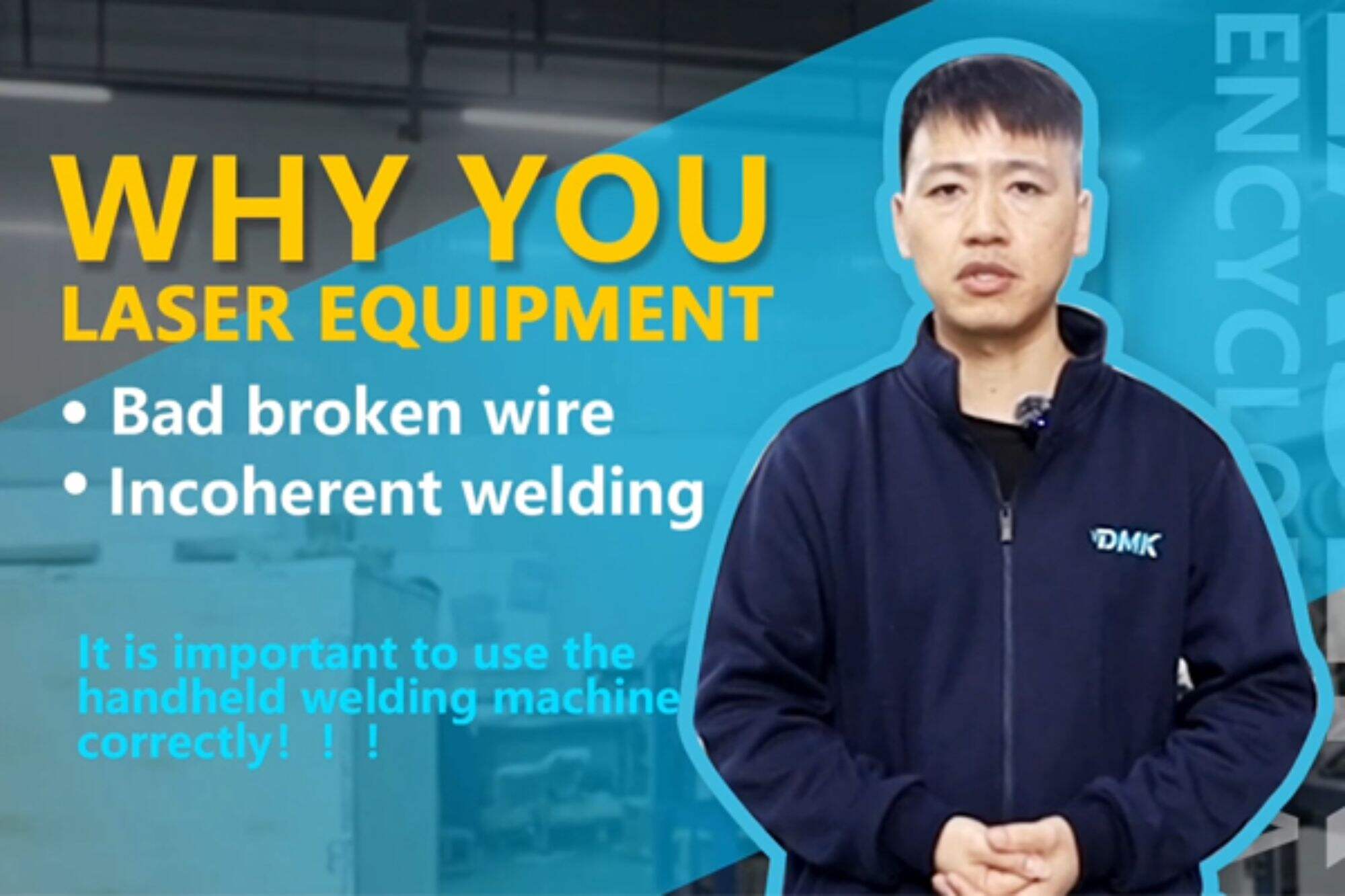 Correct wire breaking tips for laser welding machines