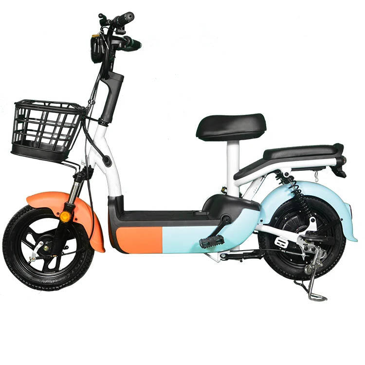 350W 500W Blei-Säure-Batterie Low Step E-Bike mit Reflektor