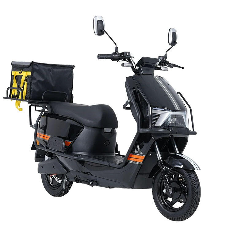 Električni motocikli s transportnim kutijama za robu i dostavu