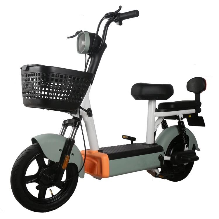Bicicletta elettrica con motore posteriore brushless