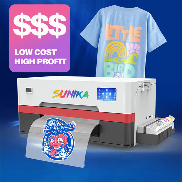 Take your sticker game to the next level with the DTF sticker printer.