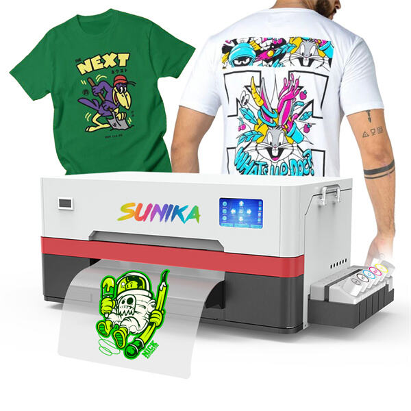 Make your business stand out with high-quality stickers produced by the DTF sticker printer.