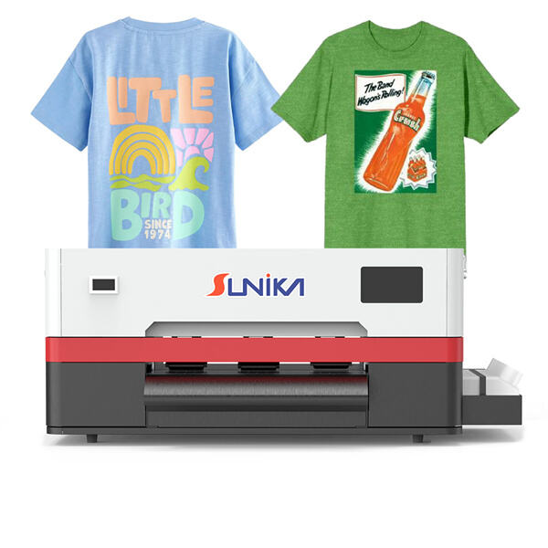 Vibrant color prints with the DTF A3 printer