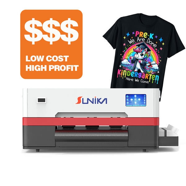 Print your brand logo or artwork with precision on a tee shirt printer