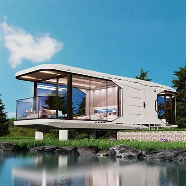 Step into the future with a space capsule house design