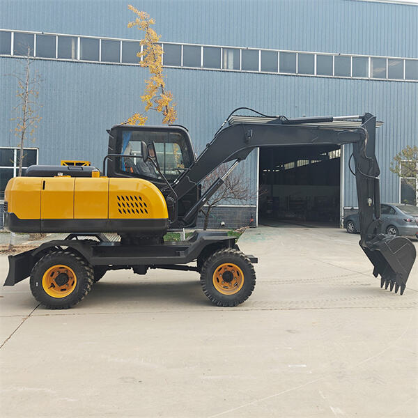 The impressive capabilities of the smallest wheeled excavator