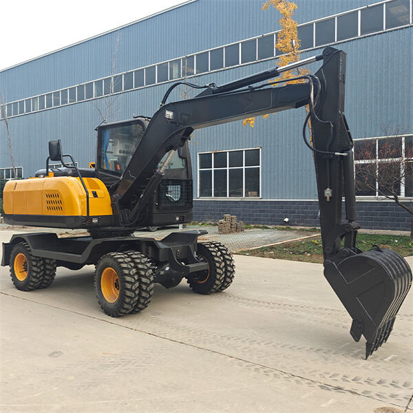 The advantages of a compact excavator with wheels