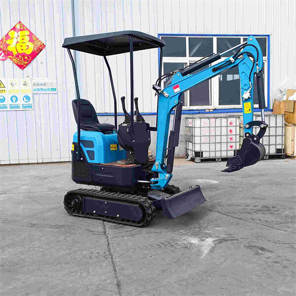 The 1 ton mini excavator is perfect for a variety of construction jobs.