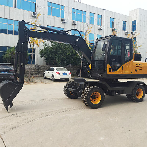 How the smallest wheeled excavator gets the job done