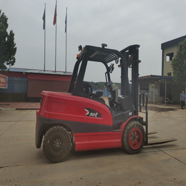 Designed with safety features such as anti-tip protection and ergonomic controls, this forklift ensures a secure working environment.