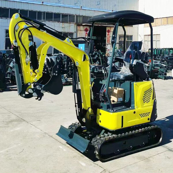 The Chinese Mini Excavator in Action