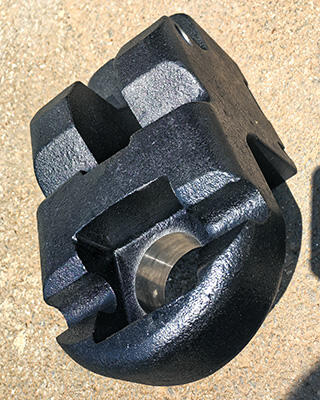 product ductile iron sand casting front suspension connection bracket-1