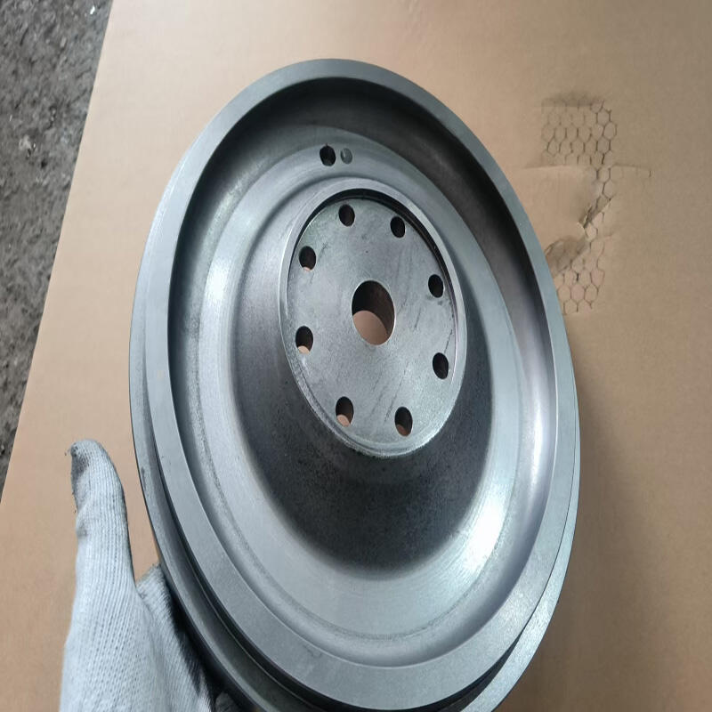 product grey iron metal mould sand casting flywheel with customized service-2
