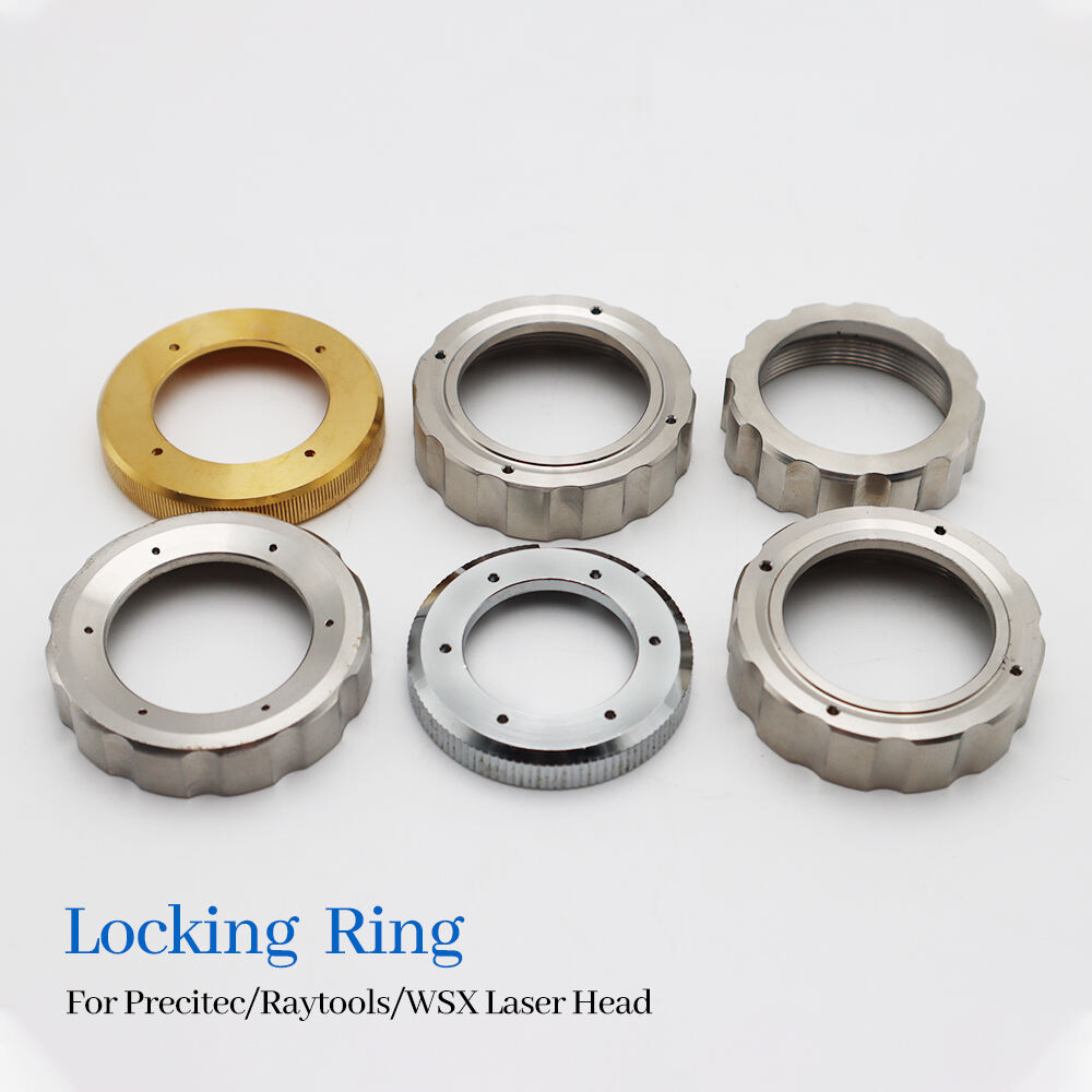 Laser Locking Ring Fasten Nut for Precitec Raytools BT240S BM109 BM111 WSX Fiber Laser Head Ceramic Laser Machine Parts factory