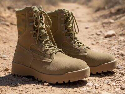 Spring Summer Breathable Waterproof Combat Boots for Outdoor Operations
