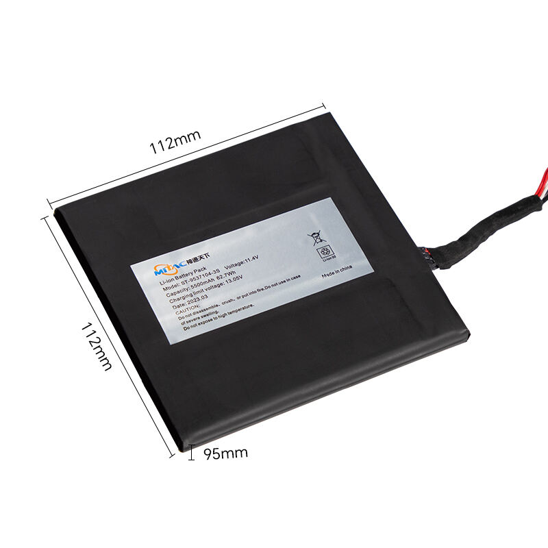 Enhanced safety features in our Li-ion polymer battery products