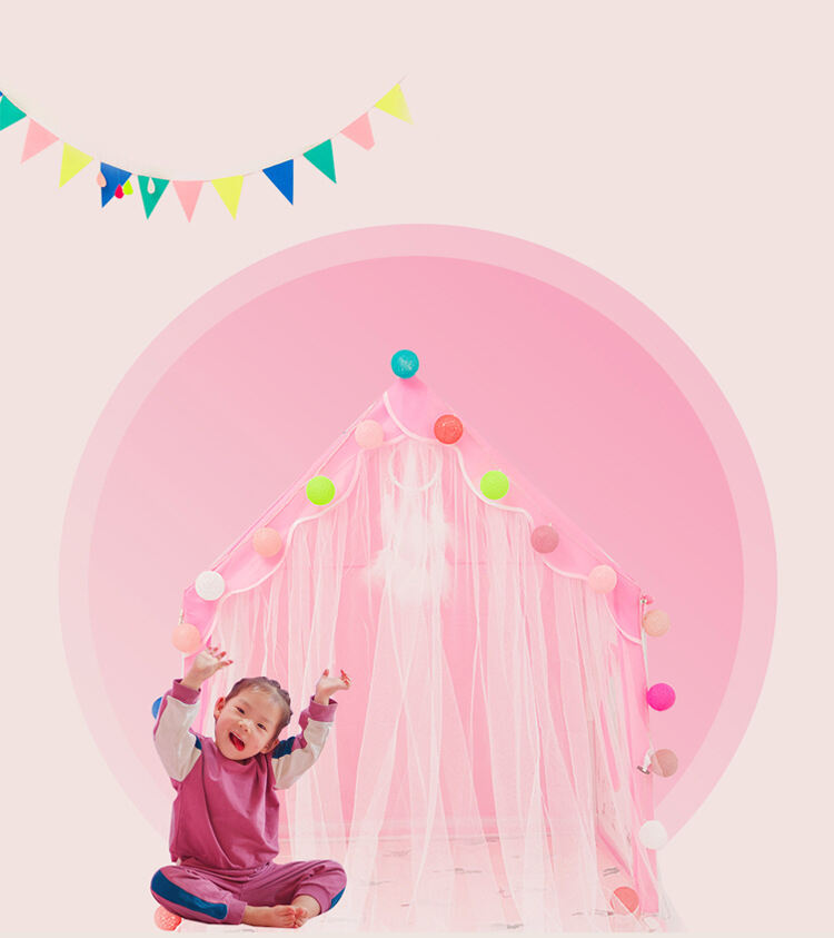 Top Selling Children Playhouse Indoor Castle Princess Cartoon for Kid Play Tent Toyhouse Foldable Portable manufacture