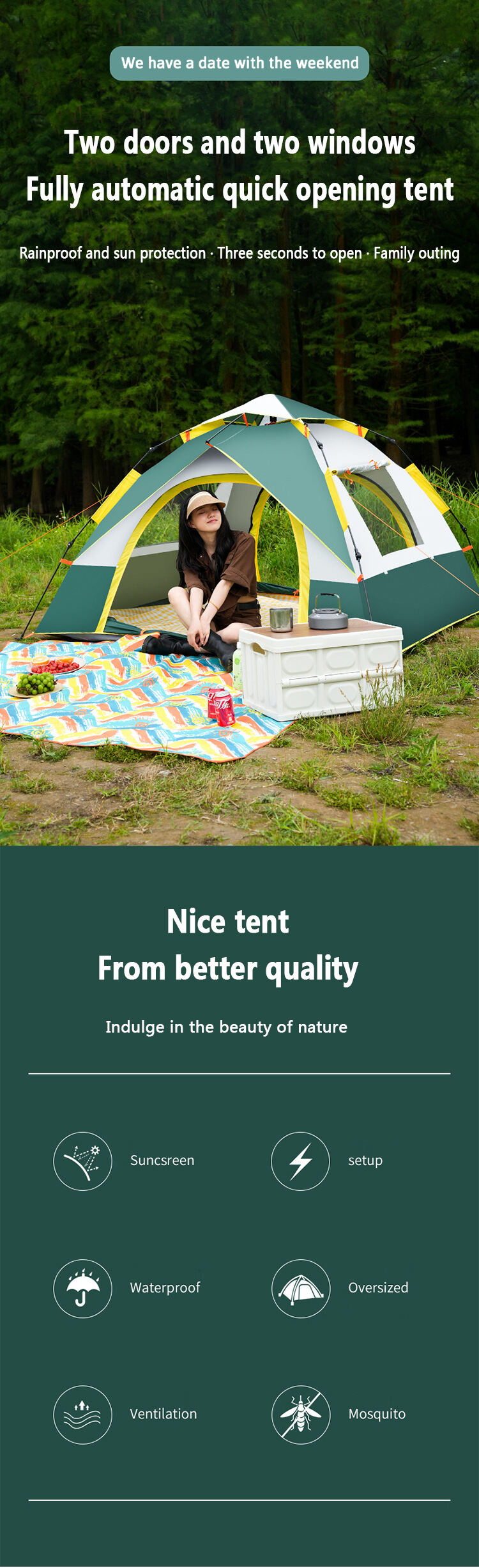 Camping Outdoor Waterproof LOW MOQ Suppliers Tents Camping Outdoor Fast Delivery Outdoor Tents details