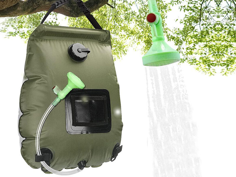 product 20l hanging shower tote bag pvc portable outdoor travel solar camping shower bag with removable hose switchable shower head-5
