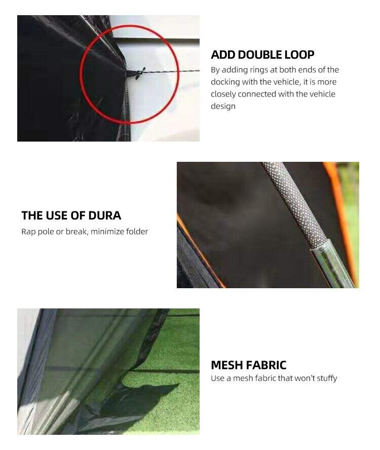 product hot sell high quality home portable glamping waterproof truck outdoor car rear suv camping tent awning-3