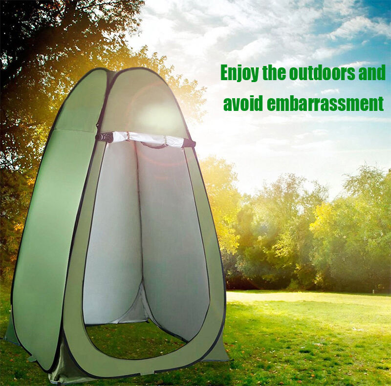 Outdoor Open Changing Room Portable Camping Toilet Popup Tent with Shower Good Quality Solid Color factory