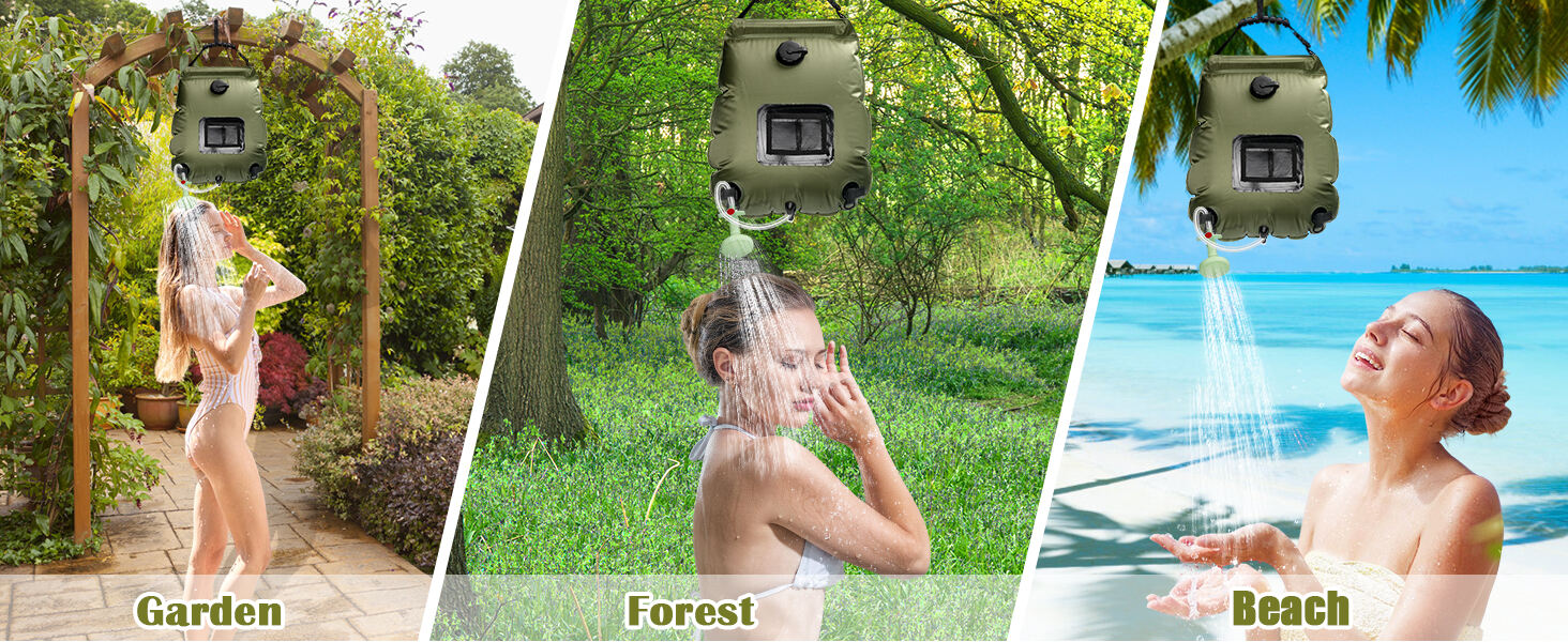 product 20l hanging shower tote bag pvc portable outdoor travel solar camping shower bag with removable hose switchable shower head-6