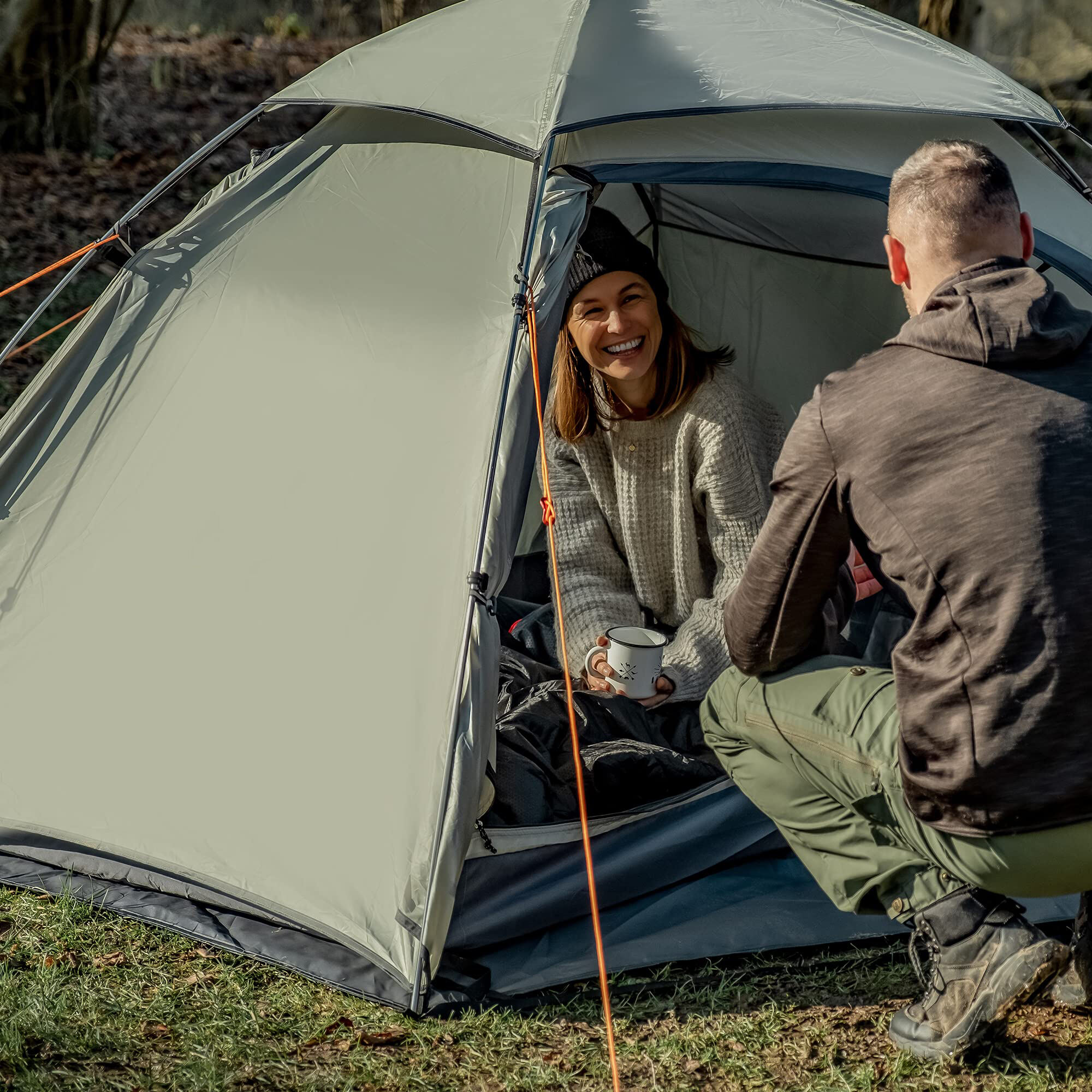 custom outdoor waterproof aluminum rod ultralight trekking tent for camping-11
