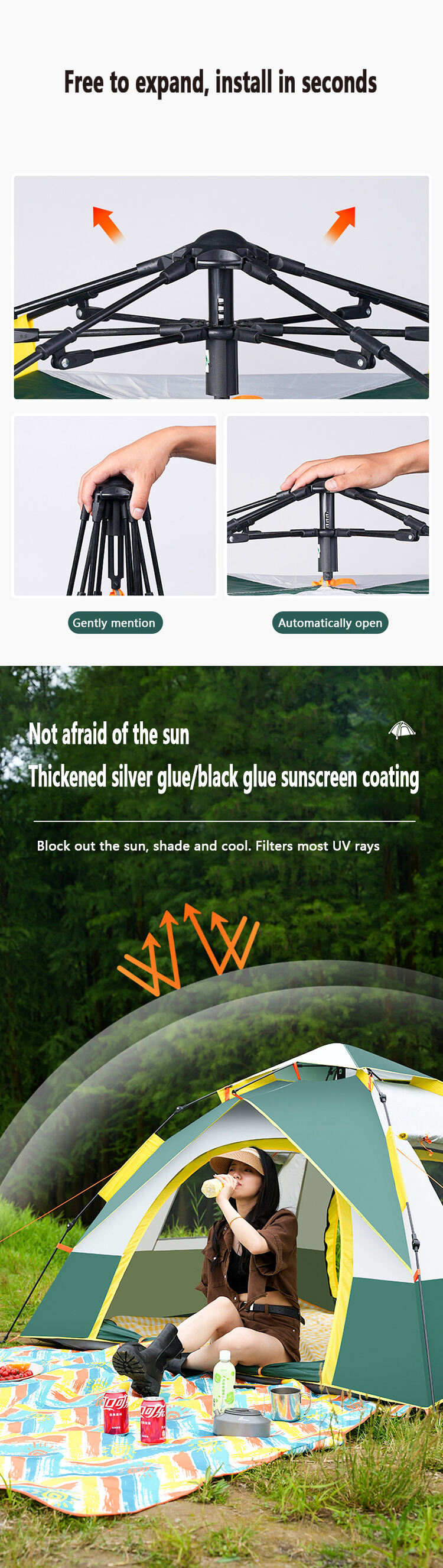 Camping Outdoor Waterproof LOW MOQ Suppliers Tents Camping Outdoor Fast Delivery Outdoor Tents details