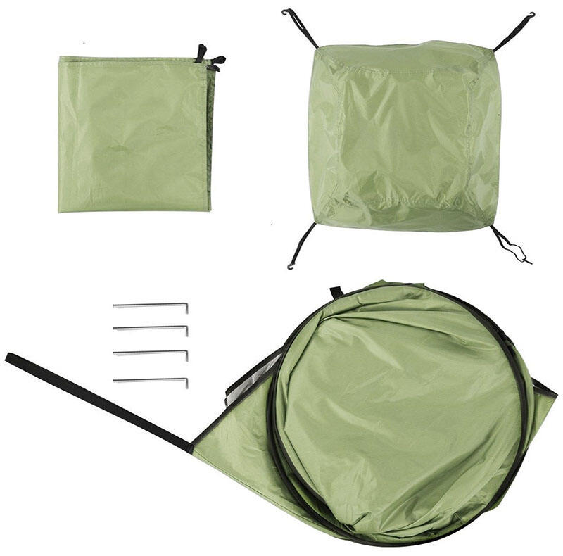 Outdoor Open Changing Room Portable Camping Toilet Popup Tent with Shower Good Quality Solid Color details