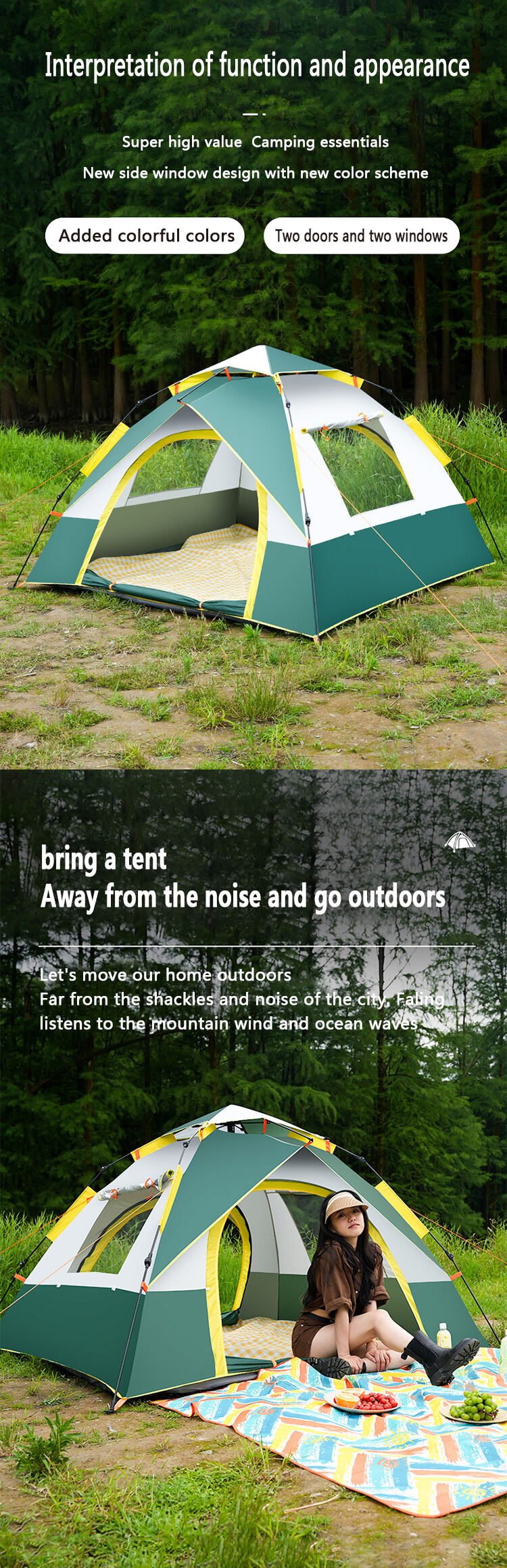 Camping Outdoor Waterproof LOW MOQ Suppliers Tents Camping Outdoor Fast Delivery Outdoor Tents supplier