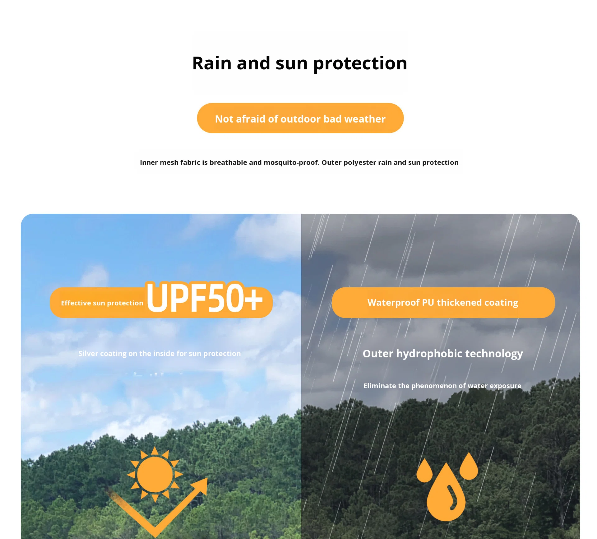 product outdoor two room one hall four season roof tent double layer large capacity thickened explosion proof rainproof windproof tent-6