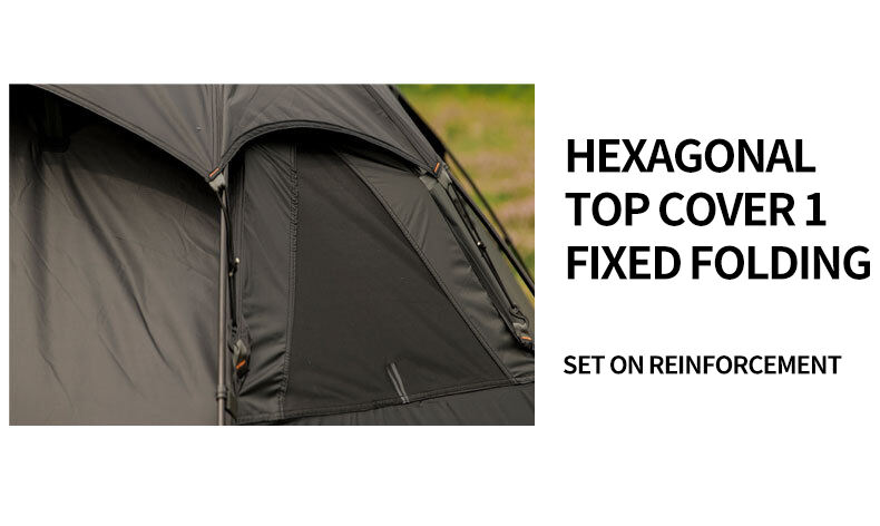 product outdoor 210t anti tear seams dome ball tent waterproof windproof hiking beach layer black out camping clamping tent black tent-12