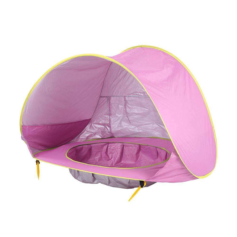 Outdoor Children Portable Waterproof Play Uv Carpa De Playa Para Bebe Baby Tent Kids Play Pop Up Tent Baby Beach Tent With Pool details