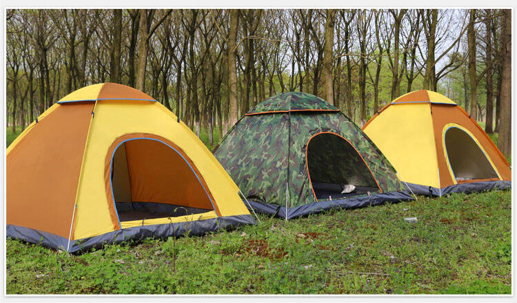 Automatic Waterproof Tent 3-4 Person Camping Tent for Sale Beach Outdoor details