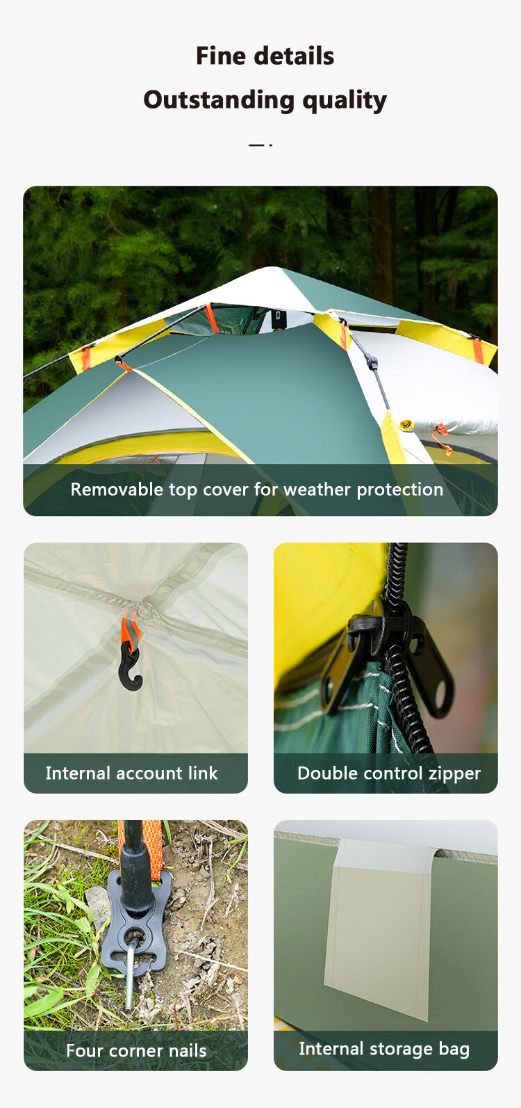Camping Outdoor Waterproof LOW MOQ Suppliers Tents Camping Outdoor Fast Delivery Outdoor Tents factory