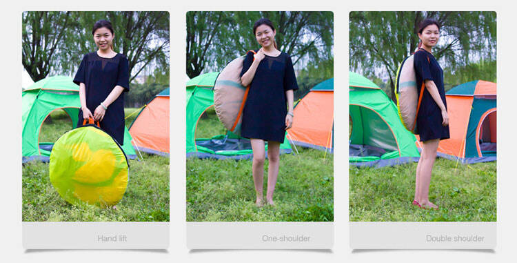 Automatic Waterproof Tent 3-4 Person Camping Tent for Sale Beach Outdoor factory