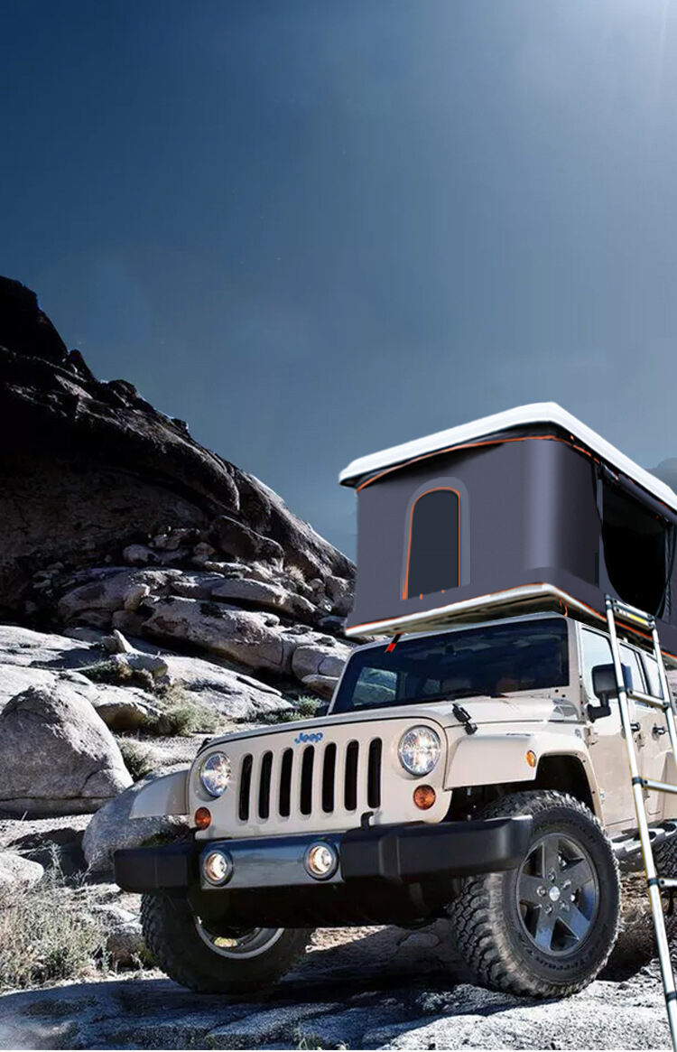 Wholesale Sansu Camping Outdoor Automatic Hard Shell Foldable Portable 4 Person Car Roof Top Rooftop Tent supplier