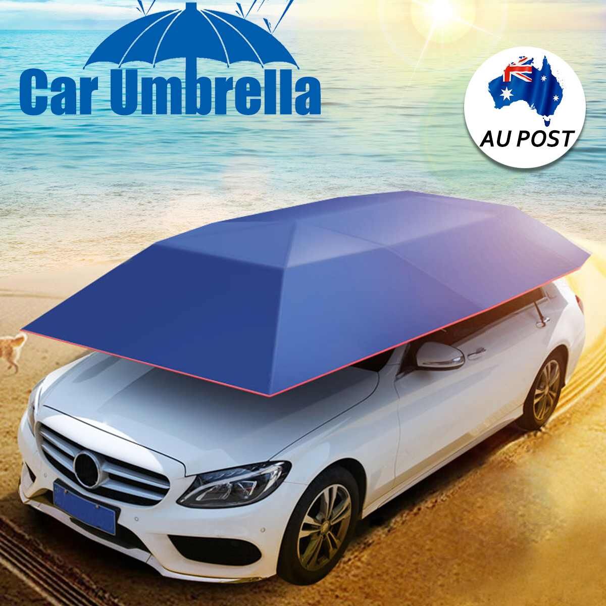 Good Quality Portable Top Roof Hail Uv protection Car Umbrella Automatic Car Covers Sun Shade Awning Tent Car Tent Umbrella supplier
